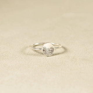 925 Sterling Silver Signet Ring - Post & Poppy