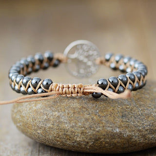 Alloy Natural Stone Braided Bracelet - Post & Poppy
