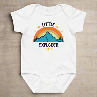 "Little Explorer" Baby Onesie – Soft Ringspun Cotton Bodysuit - Post & Poppy