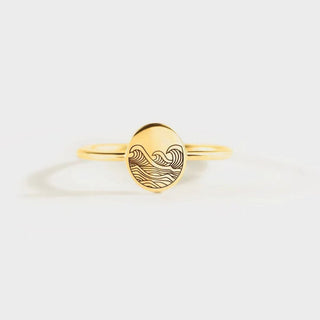 925 Sterling Silver Signet Ring - Post & Poppy