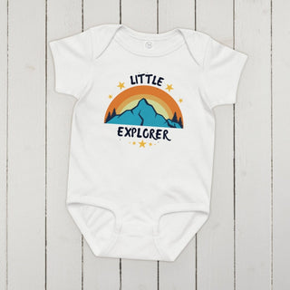 "Little Explorer" Baby Onesie – Soft Ringspun Cotton Bodysuit - Post & Poppy