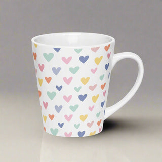 Multicolor Heart Ceramic Mug - Post & Poppy