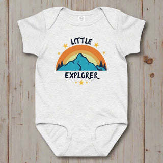 "Little Explorer" Baby Onesie – Soft Ringspun Cotton Bodysuit - Post & Poppy