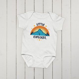 "Little Explorer" Baby Onesie – Soft Ringspun Cotton Bodysuit - Post & Poppy