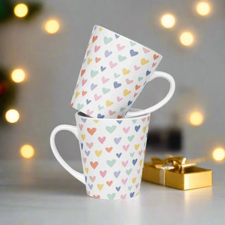 Multicolor Heart Ceramic Mug - Post & Poppy