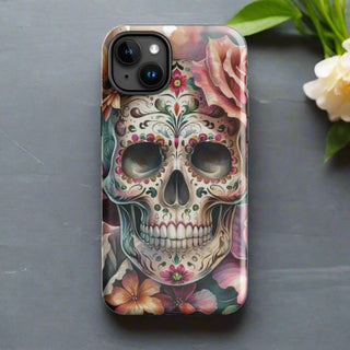 Skull and Roses Tough Case for iPhone® - Post & Poppy