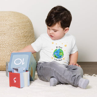 Be Kind to Our Planet Baby T-Shirt – Soft Cotton Tee - Post & Poppy
