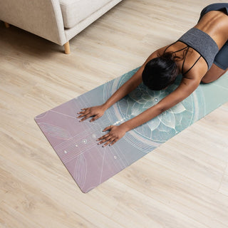 Minimalist Mandala Yoga Mat - Post & Poppy