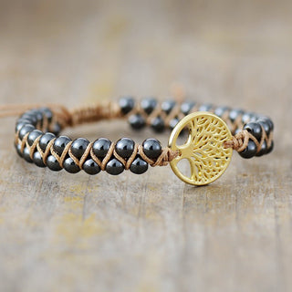 Alloy Natural Stone Braided Bracelet - Post & Poppy