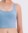 Millennia Scoop Neck Active Tank with Detachable Chest Pads - Post & Poppy