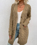 Cable - Knit Button Down Cardigan - Post & Poppy