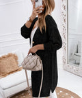 V - Neck Long Sleeve Cardigan - Post & Poppy