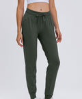Double Take Tied Joggers with Pockets - Post & Poppy
