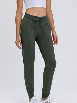 Double Take Tied Joggers with Pockets - Post & Poppy