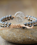 Alloy Natural Stone Braided Bracelet - Post & Poppy