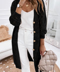 V - Neck Long Sleeve Cardigan - Post & Poppy
