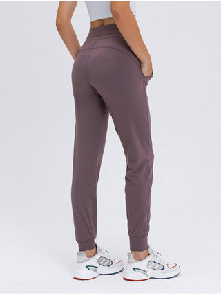Double Take Tied Joggers with Pockets - Post & Poppy