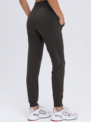 Double Take Tied Joggers with Pockets - Post & Poppy
