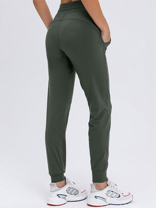 Double Take Tied Joggers with Pockets - Post & Poppy