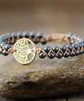 Alloy Natural Stone Braided Bracelet - Post & Poppy