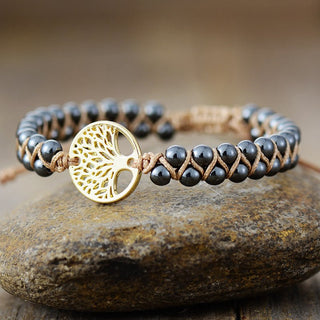 Alloy Natural Stone Braided Bracelet - Post & Poppy