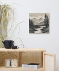Mountain Serenity Canvas Wall Art - Post & Poppy