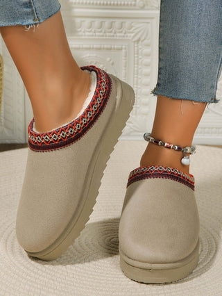 Round Toe Platform Slippers - Post & Poppy