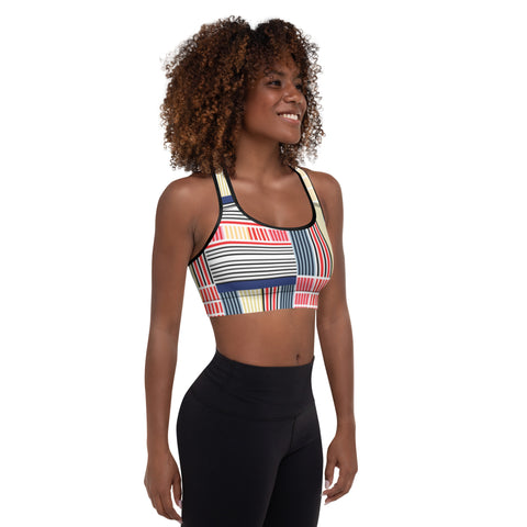 Between the Lines Padded Sports Bra