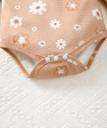 Daisy Ruffle Baby Outfit – Floral Bodysuit, Bloomers & Headband Set - Post & Poppy