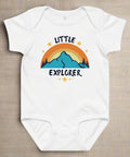 "Little Explorer" Baby Onesie – Soft Ringspun Cotton Bodysuit - Post & Poppy