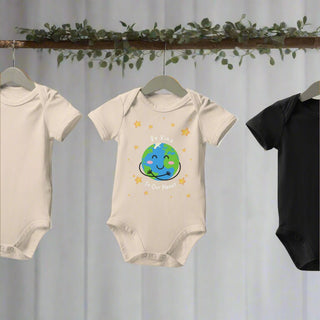 Be Kind to Our Planet Baby Onesie – Organic Cotton, Eco - Friendly - Post & Poppy