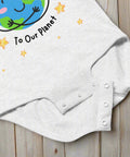 "Be Kind to Our Planet" Baby Onesie – Soft Cotton Jersey Bodysuit - Post & Poppy