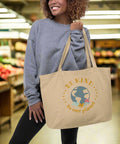 Be Kind to Our Planet Organic Cotton Tote Bag – Eco - Friendly Reusable Grocery Bag - Post & Poppy