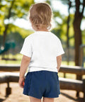 "Be Kind to Our Planet" White Cotton Toddler Graphic Tee - Post & Poppy