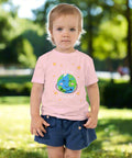 "Be Kind to Our Planet" Toddler Sort Sleeve T-Shirt - Post & Poppy