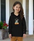 Kind Vibes Only Skeleton Kids Hoodie – Organic Cotton Graphic Pullover - Post & Poppy