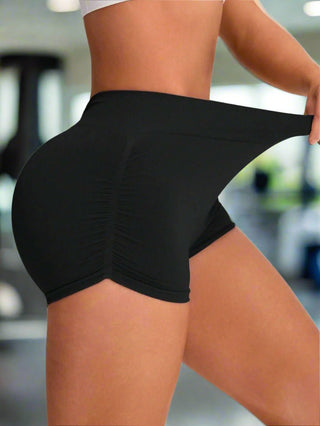 Seamless High Waist Workout Shorts – Stretch Activewear - Post & Poppy