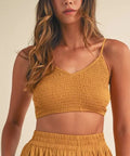 Bralette Crop Top and Wide Leg Pants Set - Post & Poppy