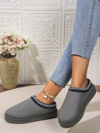 Round Toe Platform Slippers - Post & Poppy