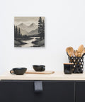 Mountain Serenity Canvas Wall Art - Post & Poppy