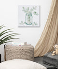 Eucalyptus Watercolor Canvas - Post & Poppy