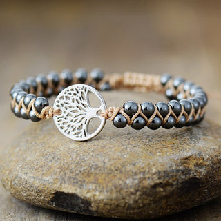 Alloy Natural Stone Braided Bracelet - Post & Poppy