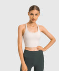 Millennia Scoop Neck Active Tank with Detachable Chest Pads - Post & Poppy