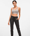 Double Take Tied Joggers with Pockets - Post & Poppy