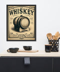 Whiskey Barrel Art Framed Poster - Post & Poppy
