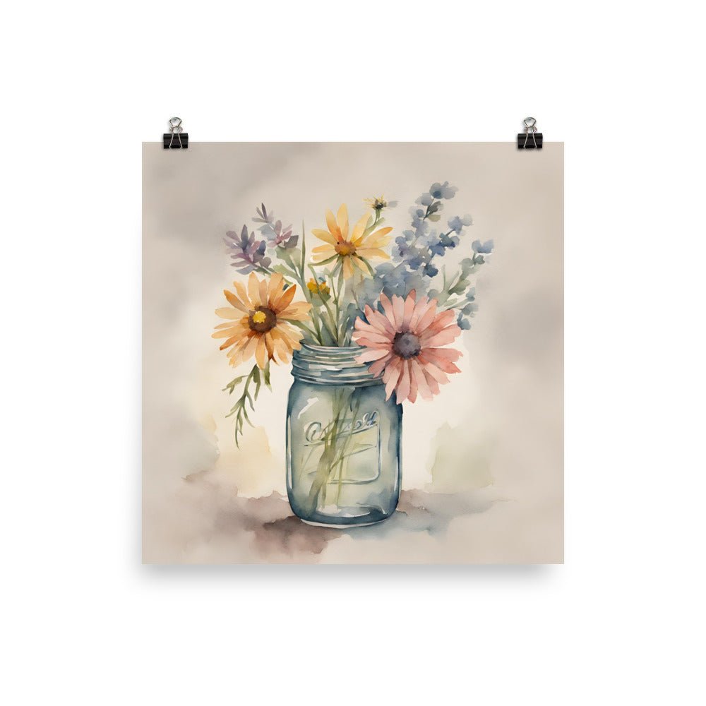 Watercolor Wildflowers
