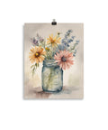 Watercolor Wildflowers - Post & Poppy