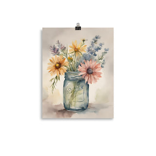 Watercolor Wildflowers - Post & Poppy