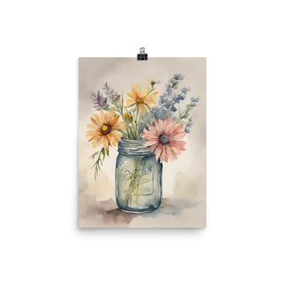 Watercolor Wildflowers - Post & Poppy