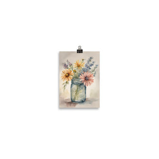 Watercolor Wildflowers - Post & Poppy